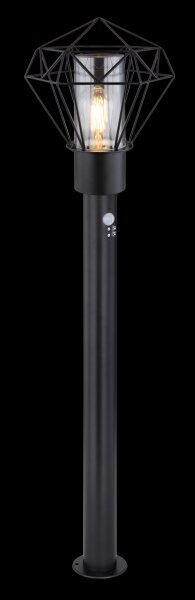 Globo 31357S - Lampada da esterno con sensore HORACE 1xE27/15W/230V IP44