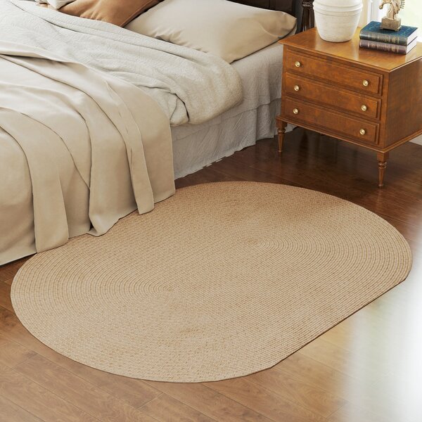 HOMCOM Tappeto da Salotto in Stile Rustico, 170x120x0.6 cm, Beige | Aosom Italy