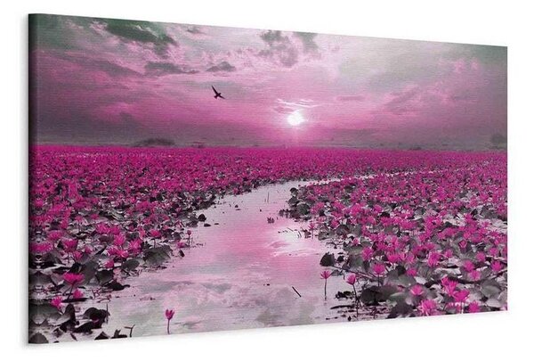 Quadro Lilies and Sunset (1 Part) Narrow