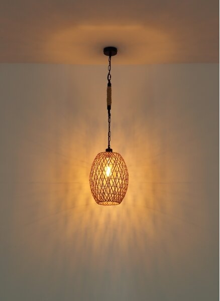 Globo 15670H - Lampadario su catena HALIA 1xE27/60W/230V