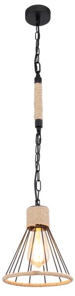 Globo 15676H - Lampadario su catena HALIA 1xE27/60W/230V