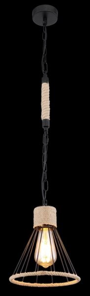 Globo 15676H - Lampadario su catena HALIA 1xE27/60W/230V