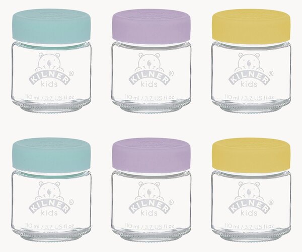 Barattoli in vetro Kilner Kids, set da 24