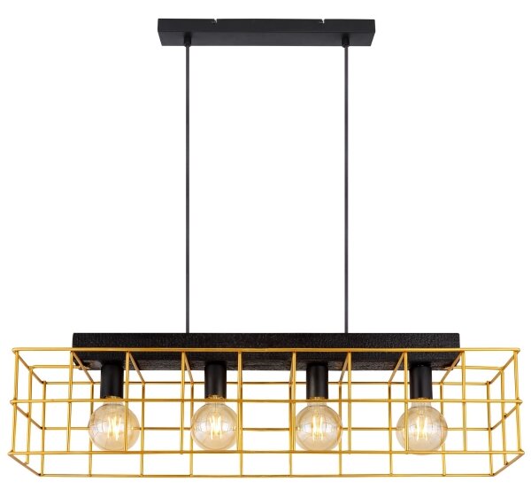 Globo 15530B-4H - Lampadario a sospensione con filo MERRIL 4xE27/60W/230V