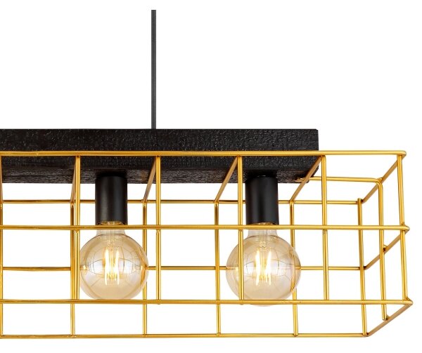 Globo 15530B-4H - Lampadario a sospensione con filo MERRIL 4xE27/60W/230V