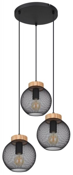 Globo 15663-3H - Lampadario su filo PABLO 3xE27/60W/230V