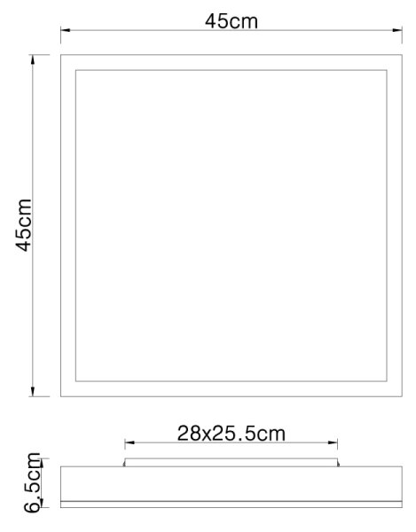Globo 416080WD2 - Plafoniera LED DORO LED/24W/230V