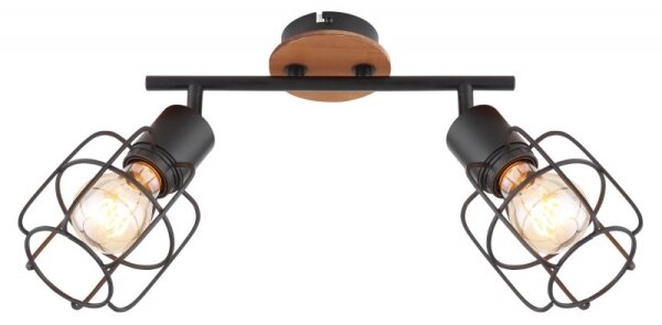 Globo 54037-2 - Faretto WILLA 2xE27/60W/230V