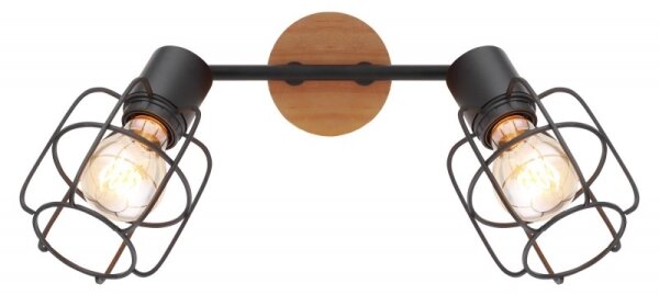 Globo 54037-2 - Faretto WILLA 2xE27/60W/230V