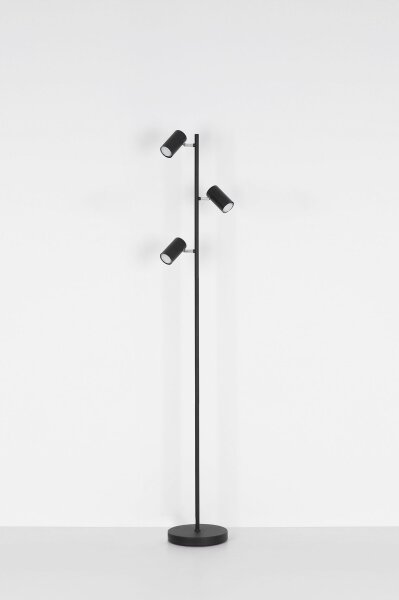 Globo 57910SB - Lampada con piedistallo ROBBY 3xGU10/5W/230V nero