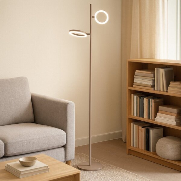 Piantana moderna gea luce gpit32 led alluminio dimmerabile orientabile - Gea Luce