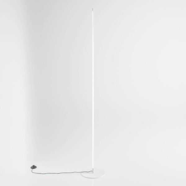 Piantana moderna gea luce ebony pt febpib led alluminio silicone dimmerabile - Gea Luce