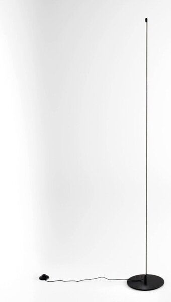 Piantana moderna gea luce ebony pt febpin led alluminio silicone dimmerabile - Gea Luce