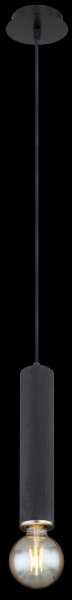 Globo 15499H - Lampadario a sospensione con filo MARION 1xE27/60W/230V legno nero