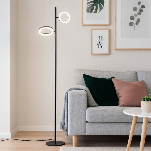 Piantana moderna gea luce gpin32 led alluminio dimmerabile orientabile - Gea Luce