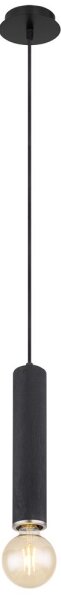 Globo 15499H - Lampadario a sospensione con filo MARION 1xE27/60W/230V legno nero