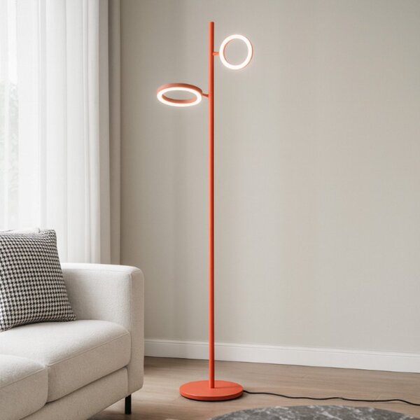 Piantana moderna gea luce gpia32 led alluminio dimmerabile orientabile - Gea Luce