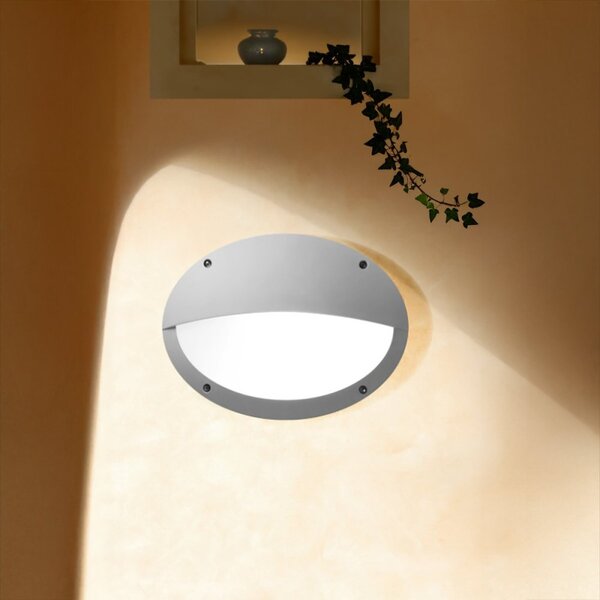 Applique esterno top light monza gr e27 led ip66 resina - Top Light