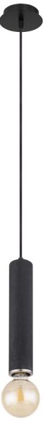 Globo 15499H - Lampadario a sospensione con filo MARION 1xE27/60W/230V legno nero