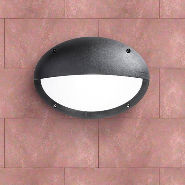 Applique esterno top light monza ne e27 led ip66 resina - Top Light