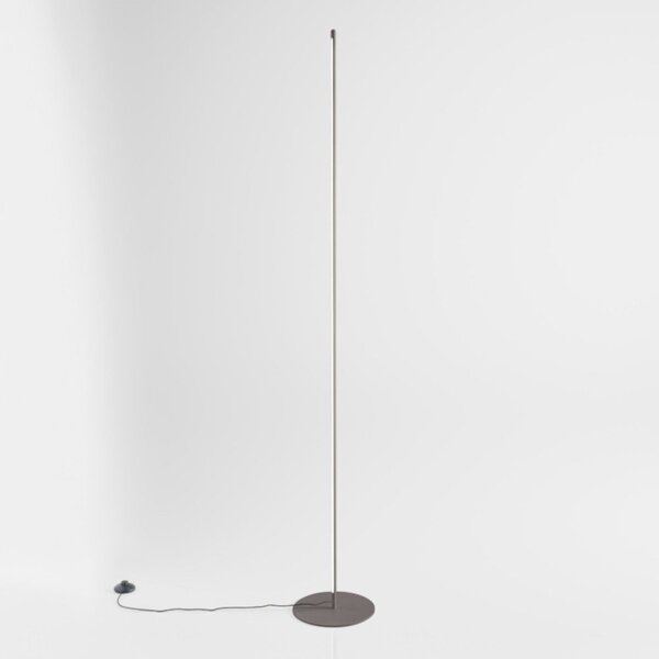 Piantana moderna gea luce ebony pt febpit led alluminio silicone dimmerabile - Gea Luce
