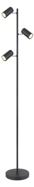Globo 57910SB - Lampada con piedistallo ROBBY 3xGU10/5W/230V nero