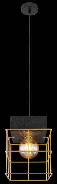 Globo 15530B-1H - Lampadario a sospensione con filo MERRIL 1xE27/60W/230V