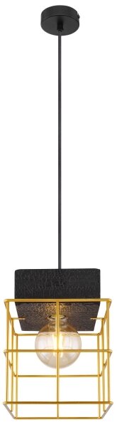 Globo 15530B-1H - Lampadario a sospensione con filo MERRIL 1xE27/60W/230V