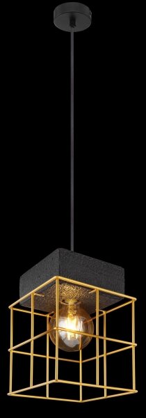 Globo 15530B-1H - Lampadario a sospensione con filo MERRIL 1xE27/60W/230V