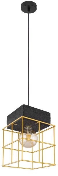 Globo 15530B-1H - Lampadario a sospensione con filo MERRIL 1xE27/60W/230V