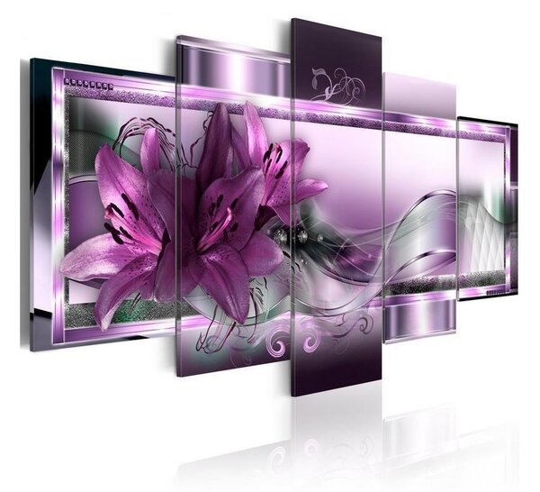 Quadro Purple Lilies