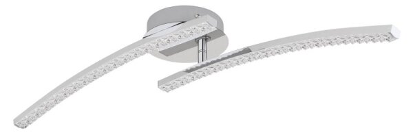 Globo 67169-12IP - Lampadario LED da parete per bagno JULES 2xLED/6W/230V IP44