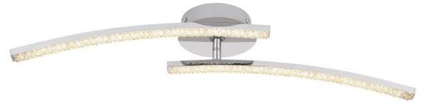 Globo 67169-12IP - Lampadario LED da parete per bagno JULES 2xLED/6W/230V IP44