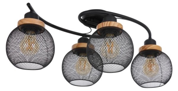 Globo 15663-4D - Lampadario da parete PABLO 4xE27/60W/230V