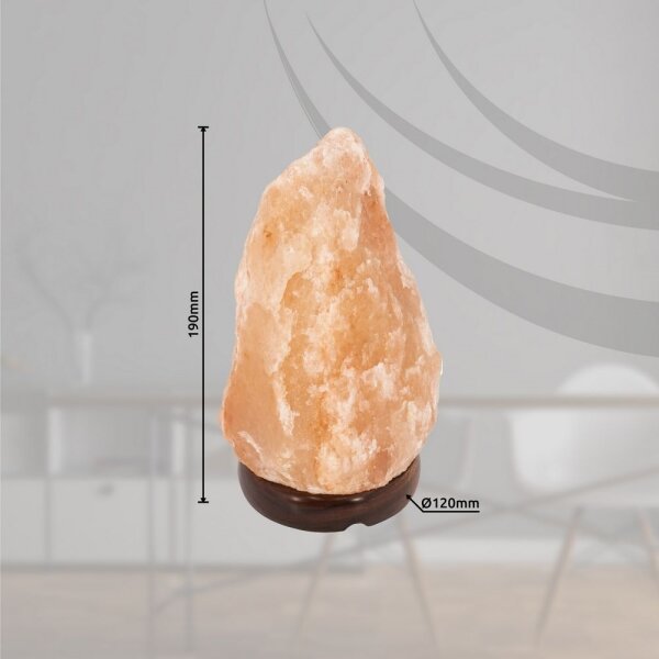 Globo 28300B - Lampada di sale STONE 1xE14/15W/230V
