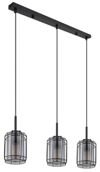 Globo 15559-3H - Lampadario su filo KAMMI 3xE27/60W/230V