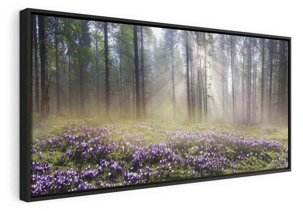 Quadro Purple Meadow (1 Part) Wide