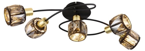 Globo 54357-5B - Lampadario a plafone INDIANA 5xE14/40W/230V