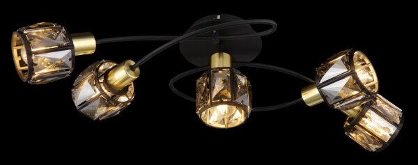 Globo 54357-5B - Lampadario a plafone INDIANA 5xE14/40W/230V