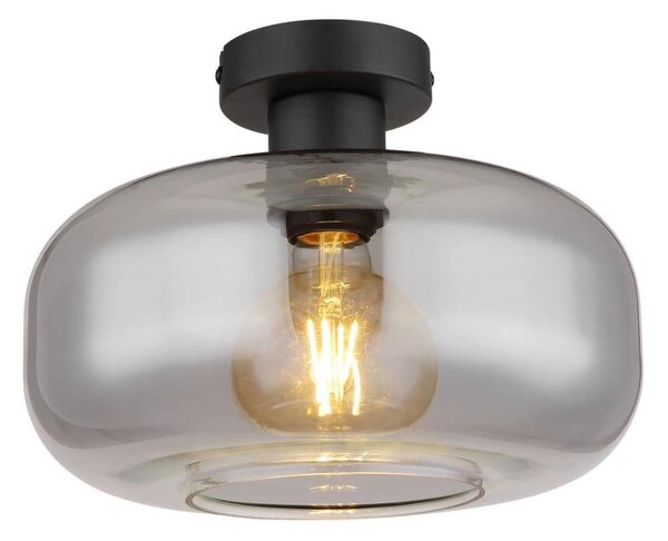 Globo 15566D - Lampadario a plafone GIUSEPPE 1xE27/40W/230V diametro 28 cm grigio