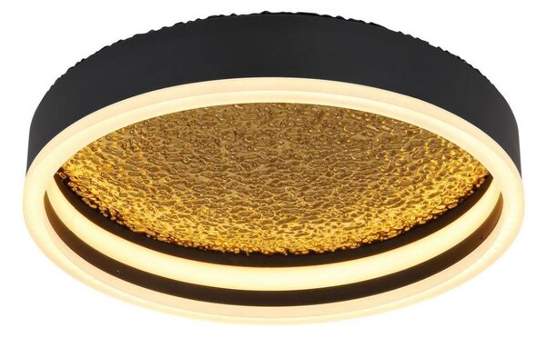 Globo 48460-24 - Plafoniera LED HEDI LED/24W/230V d. 30 cm nero
