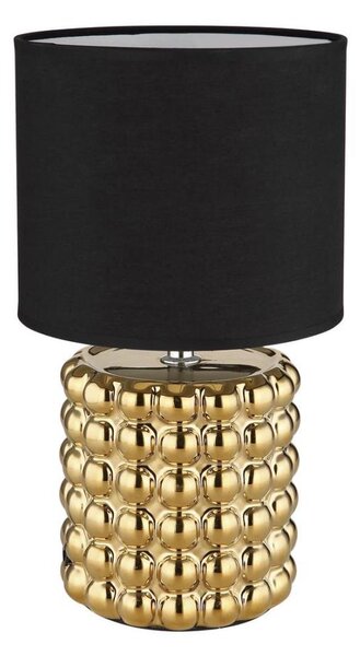 Globo 21626 - Lampada da tavolo VALENTINO 1xE14/40W/230V nero/oro