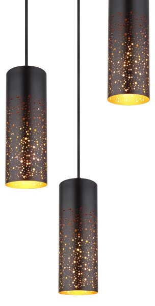 Globo 21005-3H - Lampadario a sospensione con filo CROCKY 3xE27/40W/230V