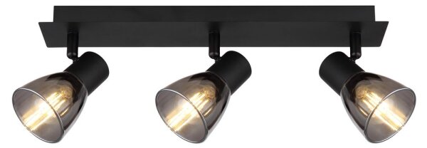 Globo 54307-3 - Luce Spot CLAUDE 3xE14/40W/230V nero