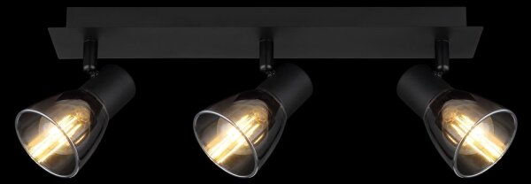 Globo 54307-3 - Luce Spot CLAUDE 3xE14/40W/230V nero
