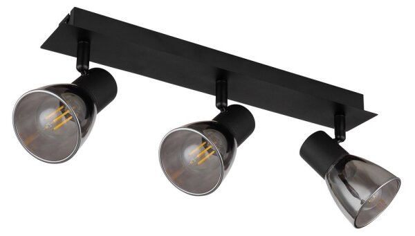 Globo 54307-3 - Luce Spot CLAUDE 3xE14/40W/230V nero