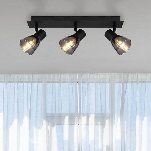 Globo 54307-3 - Luce Spot CLAUDE 3xE14/40W/230V nero