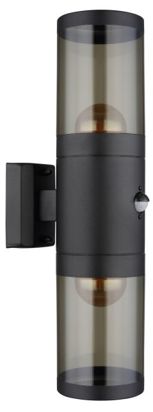 Globo 32014-2BS-Applique da esterno con sensore XELOO 2xE27/40W/230V IP44