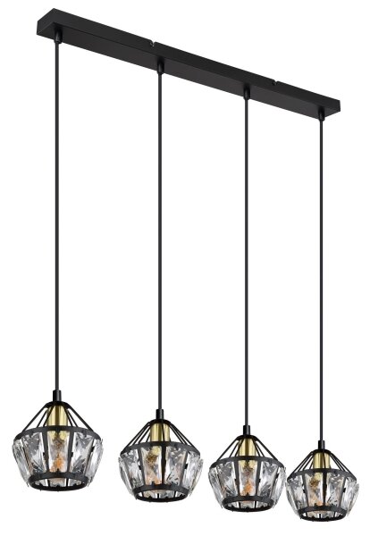 Globo 54359-4H - Lampadario a sospensione con filo LOIS 4xE14/40W/230V