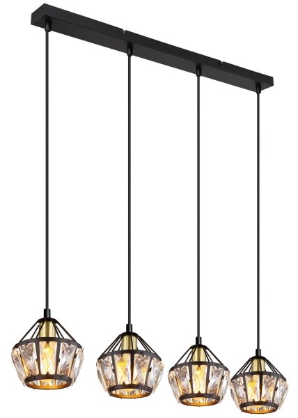 Globo 54359-4H - Lampadario a sospensione con filo LOIS 4xE14/40W/230V